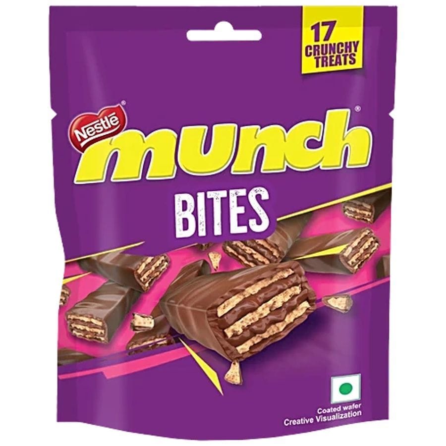 Nestle Munch Choco Coated Wafer Bar, 147.9 g (17x8.7 g) - 147.9 gm - 147.9 gm - One Unit