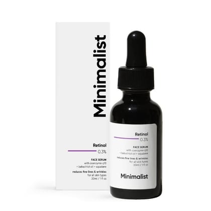 Minimalist 0.3Percentage Retinol Face Serum (30ml)