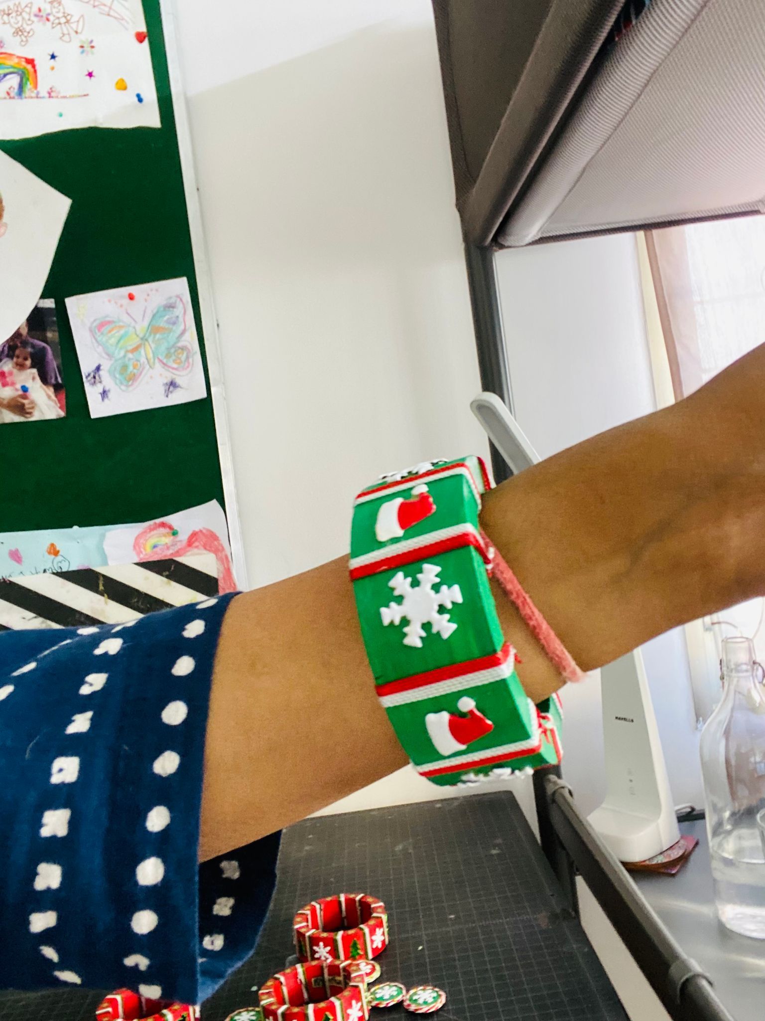 Cheer-me-up Xmas bangles - Green