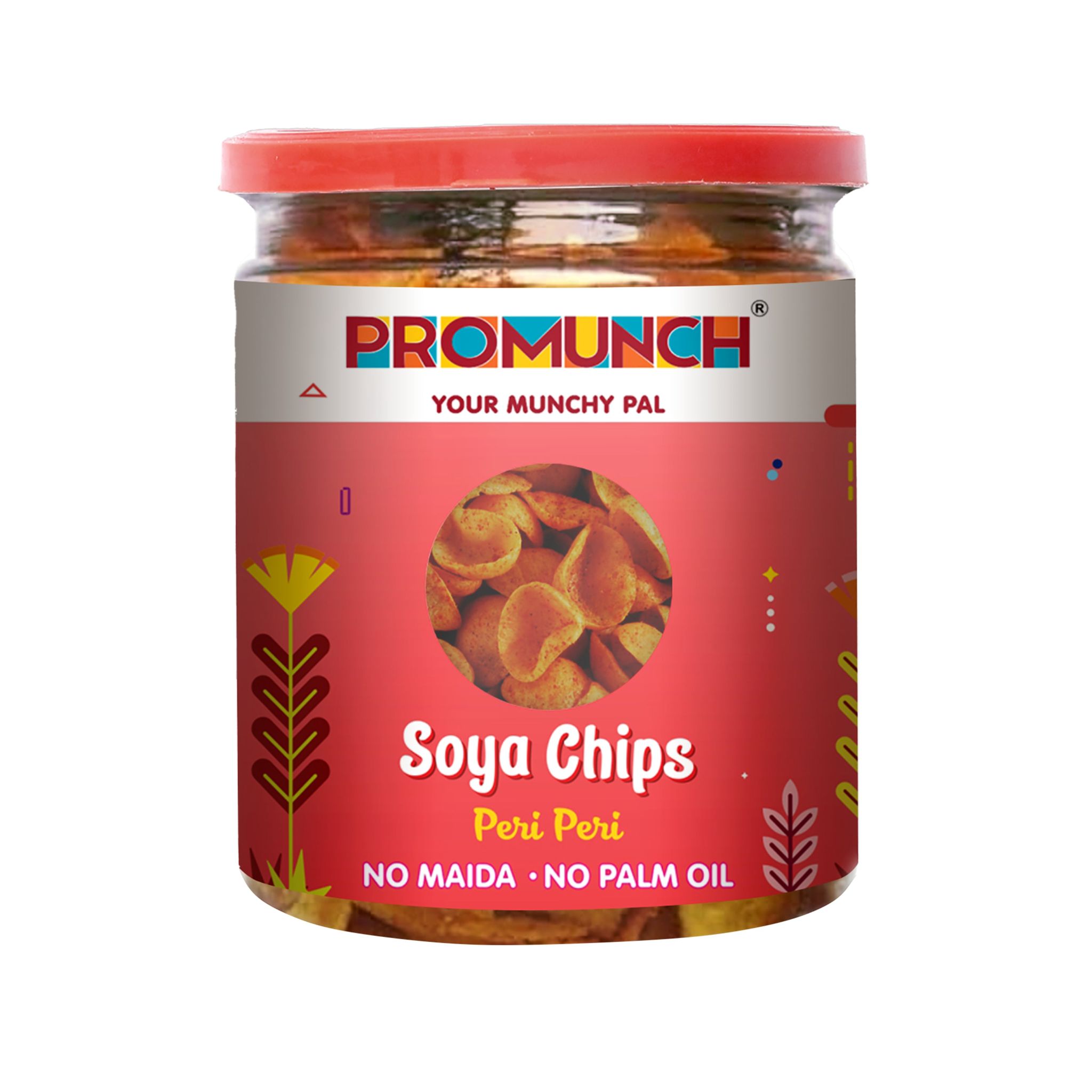 PROMUNCH Soya Chips - Peri Peri (80g Each)