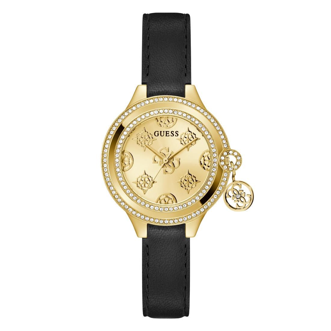 Guess Women 34 mm Gold Dial Analog Watch- GW0684L3-Gold