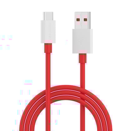 Portronics Konnect Dash Pro 65W USB to Type C Charging Cable (Red)