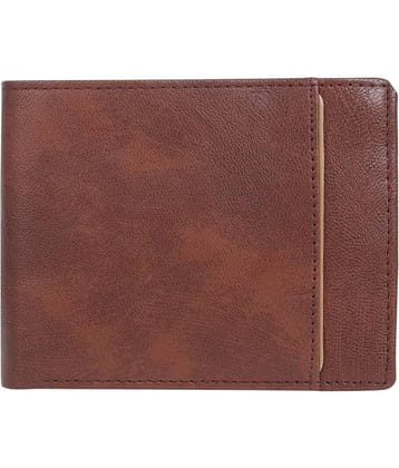 SUNSHOPPING Brown Faux Leather Men's Regular Wallet ( Pack of 1 )