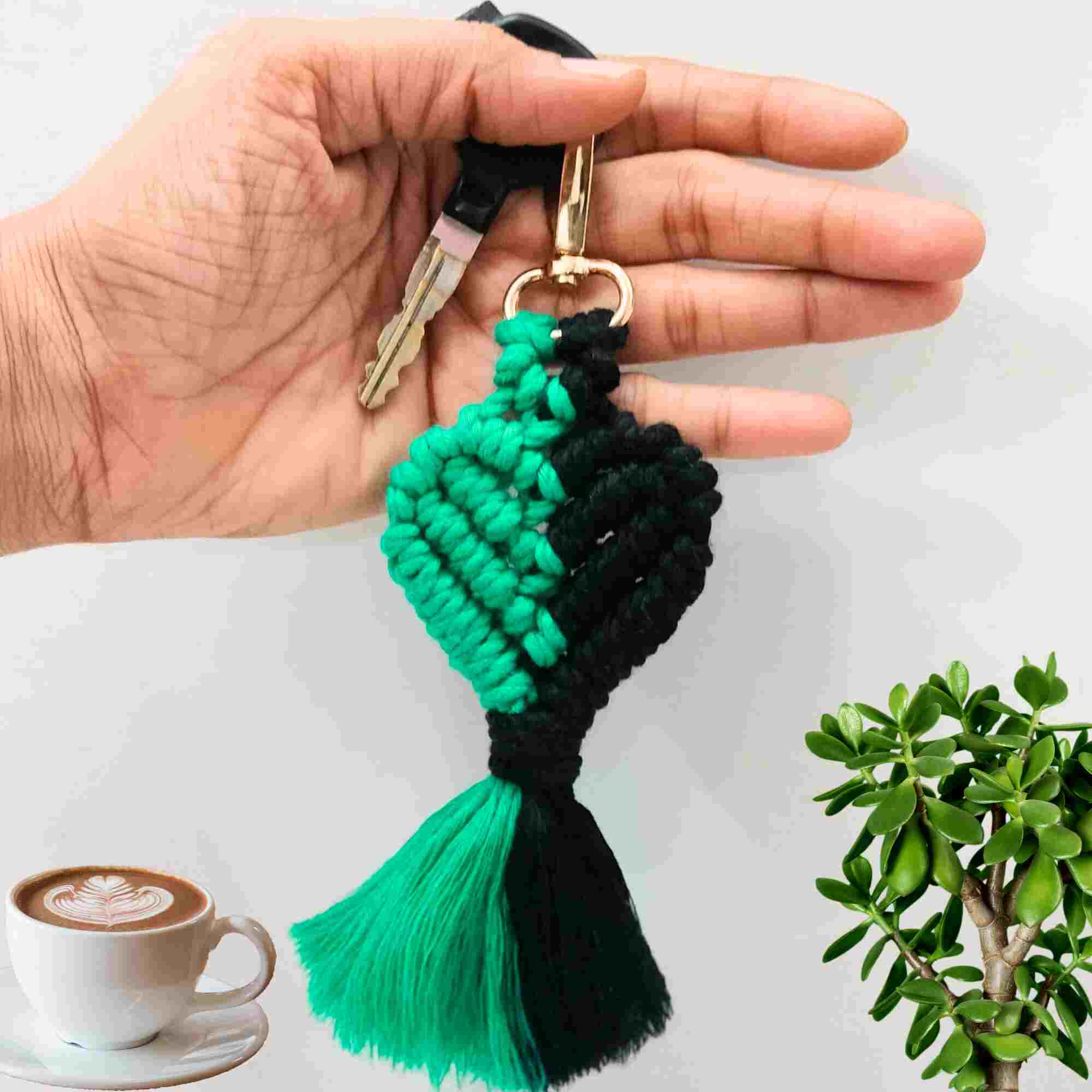 Tailored Knots Heart Keychain HKC09