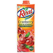 REAL CRANBRRRY 1 LITRE