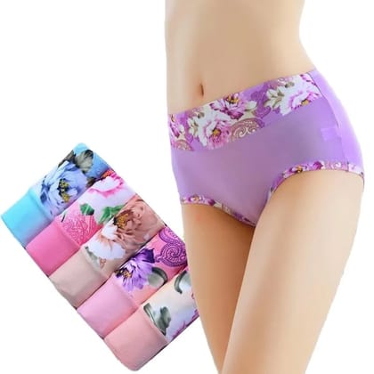Floral Cotton Print Panties-S / BUY 3PCS
