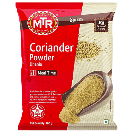 MTR Powder - Coriander, 100 g Pouch 