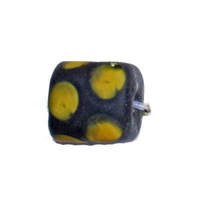 Beadwaala Handmade Fancy Lampwork Glass For Jewelry Making. (Square) SFL-133-Per Packet 25 Pcs / 15X15 MM