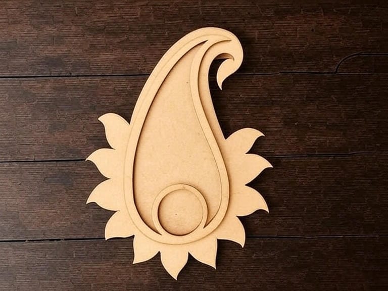 Dbeautify's DIY Paisley Sunflower MDF Platter
