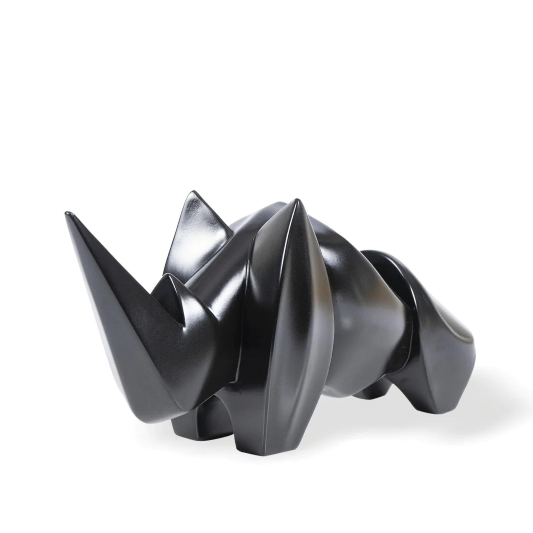 Artarium Resin Abstract Art Rhino Figurine Showpiece | Decorative Home Decor Item for Tableware, Office and Gifting (1 Piece)