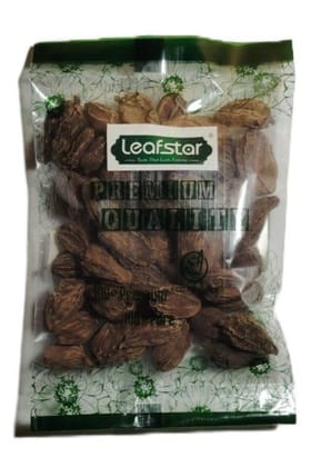 Leafstar Black Cardamom / Badi Elachi - 50 gm - One cardamom pod