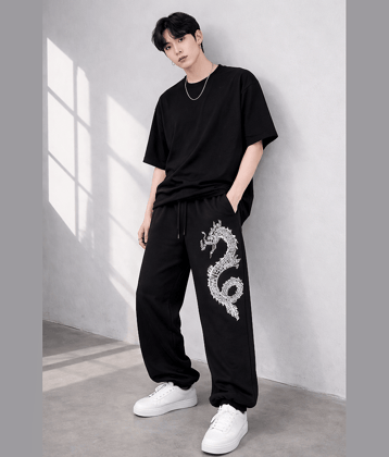 attitude start of fashion Black Lycra Men's Joggers ( Pack of 1 )