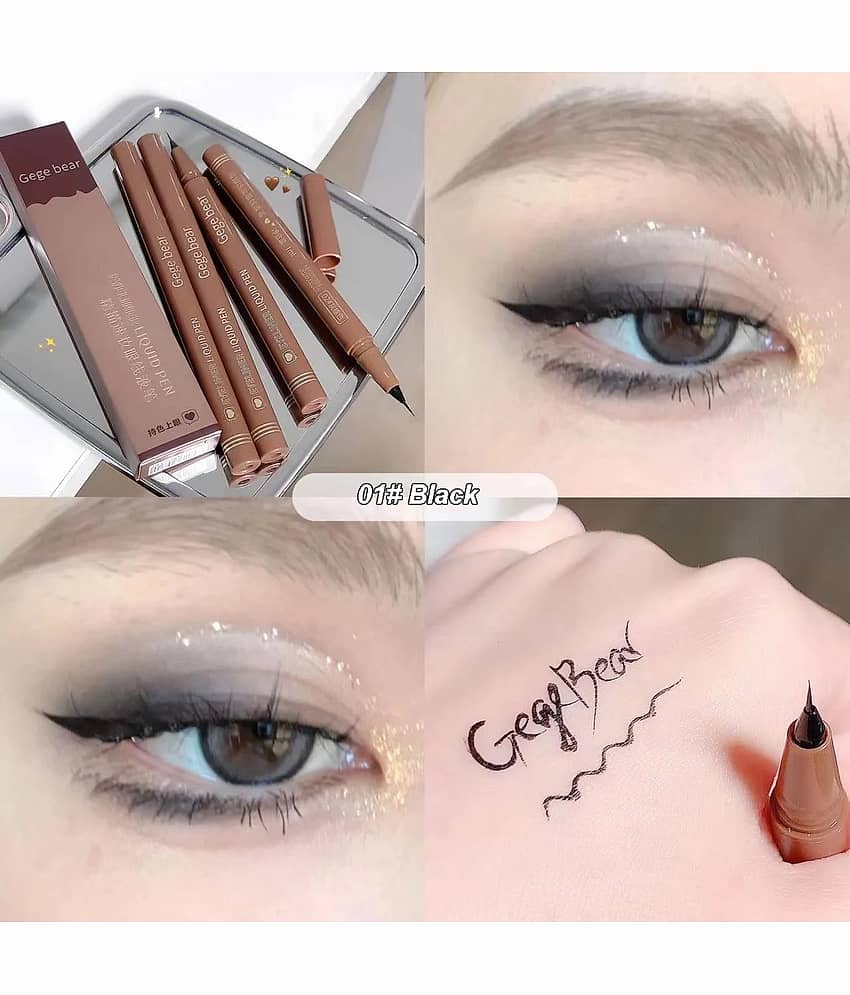 GEGE BEAR Black Natural Eye Liner Pencil ( Pack of 1 )