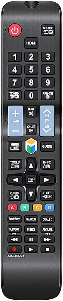 Compatible Replacement for Samsung AA59-00582A Remote, Applicable AA59-00638A AA59-00790A AA59-00580A AA59-00581A AA59-00594A (Smart TV/HDTV /LCD/LED/ TV)