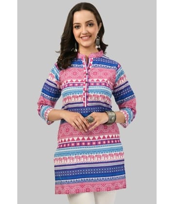 MAURYA - Multicolor Cotton Blend Women's Tunic ( Pack of 1 )