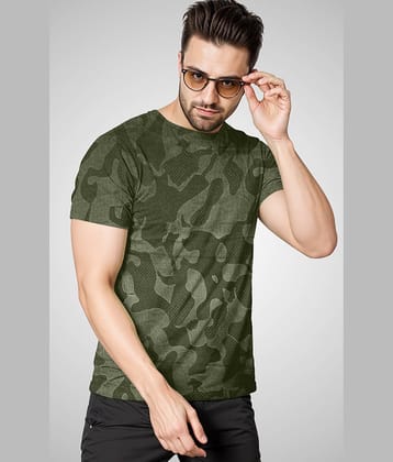 FTX Pack of 1 Polyester Regular Fit Men's T-Shirt ( Black )