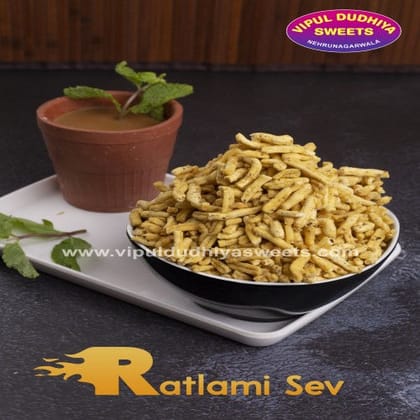 VIPUL DUDHIYA SWEETS Butter Ratlami Sev, 200 gm