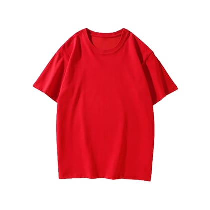 Oversized T-Shirt, Red, M (Unisex)
