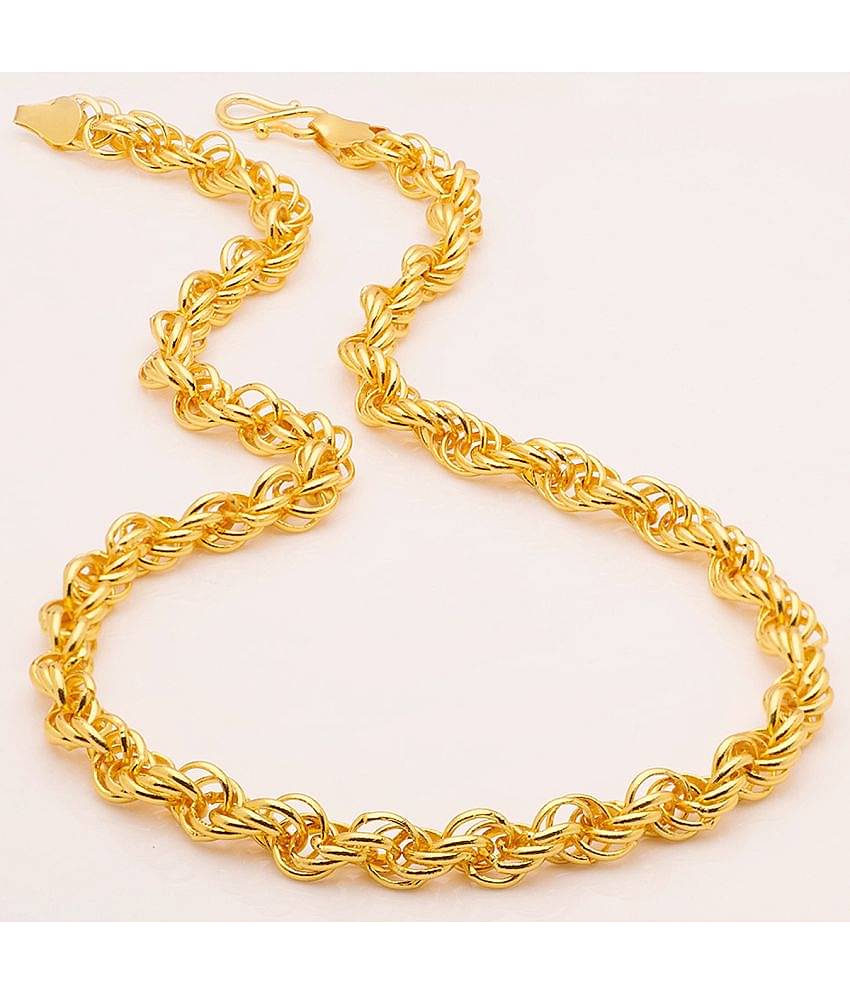 FASHION FRILL - Gold Plated Chain ( Pack of 1 )