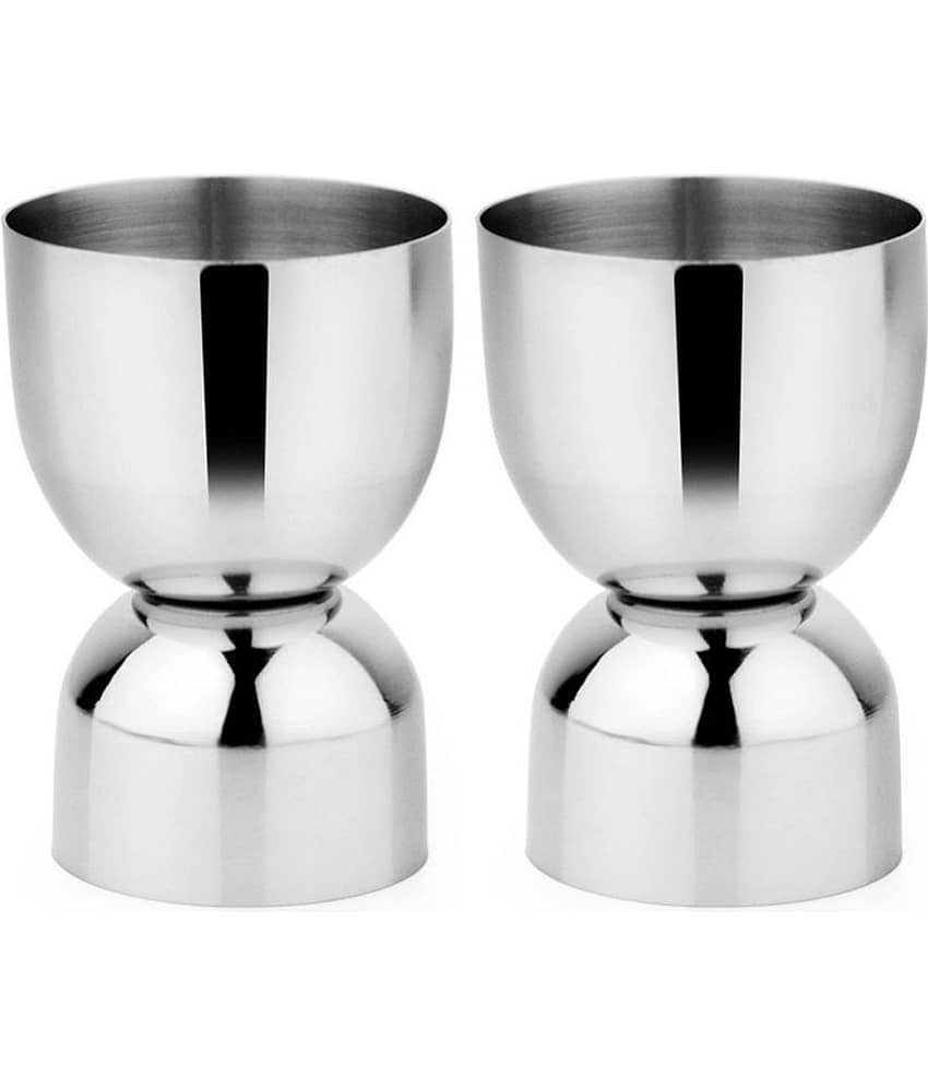 JISUN - Silver Stainless Steel Peg Measurer ( Pack of 2 )