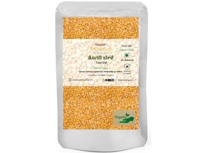 Rajamudi Organics Organic Toor Dal - 500 Gram