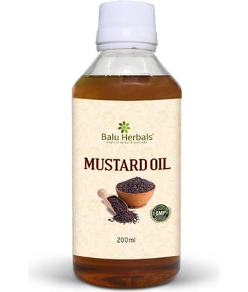 Balu Herbals Mustard Oil 200 Ml Pack of 1