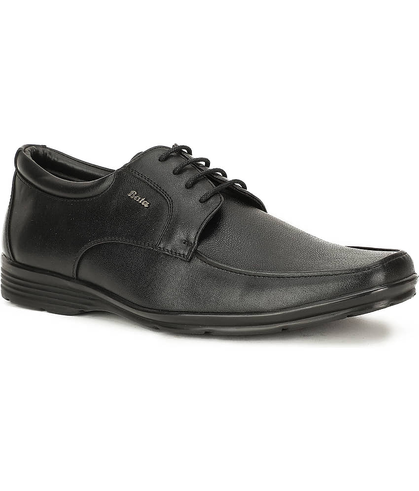 Bata Black Men's Derby Formal Shoes
