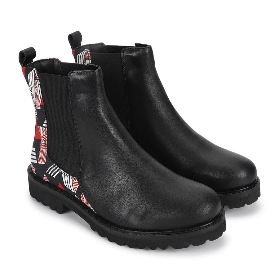 Digital Printed Boot-Shadow Black / 3