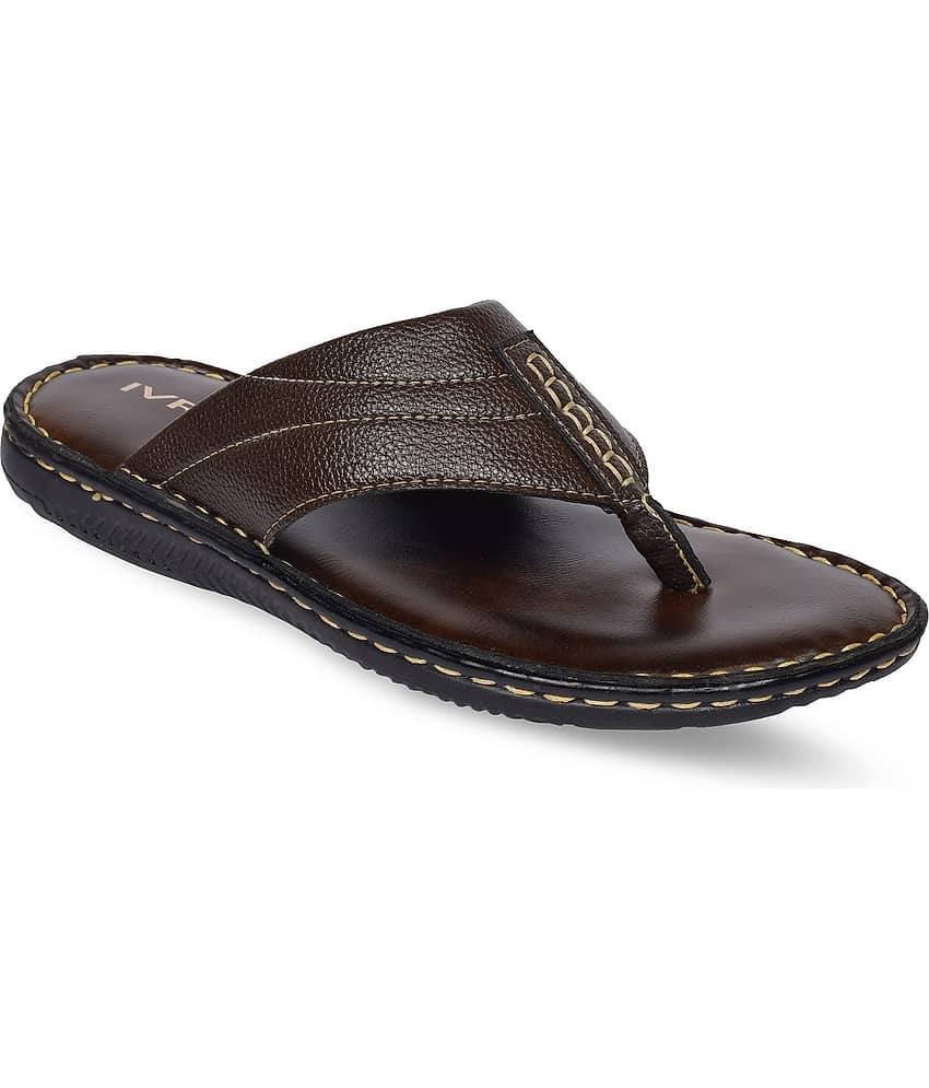 IVRAH - Tan Men's Leather Slipper