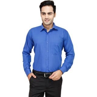 Baleshwar Men Multicolor Solid Formal Shirt (Pack of 1)