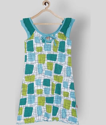 Sinimini 100% Cotton A-line Dress For Girls ( Pack of 1 , Black )