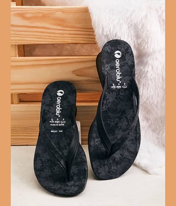 Aeroblu Footwear AEOT3M Black Women's Open Toe Flats