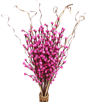 Fab n Style Orchids Pink Artificial Flowers Bunch - Pack of 1
