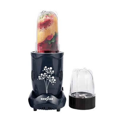 Kenstar Nutrino Mixer Grinder Blender | 2 Jar 350W | High Power Motor Juicer | Blender and Mixer | Durable ABS Body | Blue & Black Kenstar Nutrino Mixer Grinder Blender | 2 Jar 350W | High Power Motor Juicer | Blender and Mixer | Durable ABS Body | Blue 