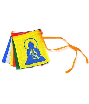 Multicolor Tibetan/ Buddhist Prayer Mantras Flag for Cars & Bikes