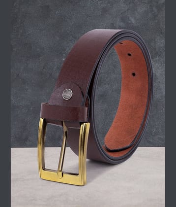 WARCKS - Brown 100% Leather Men's Formal Belt ( Pack of 1 )