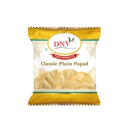 DNV Foods Classic Plain Papad, 450 gm