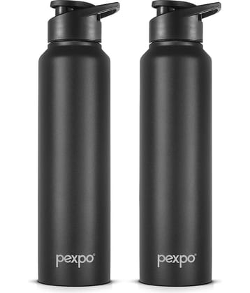 Pexpo Sports and Hiking Stainless Steel Chromo Pink Fridge Water Bottle 750ml mL ( Set of 1 )