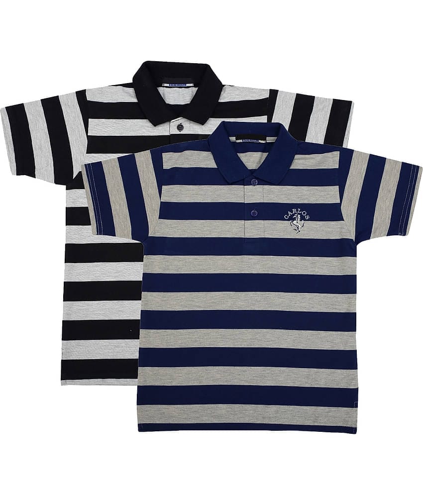 NEUVIN Baby Boys Cotton Polos ( Multi )