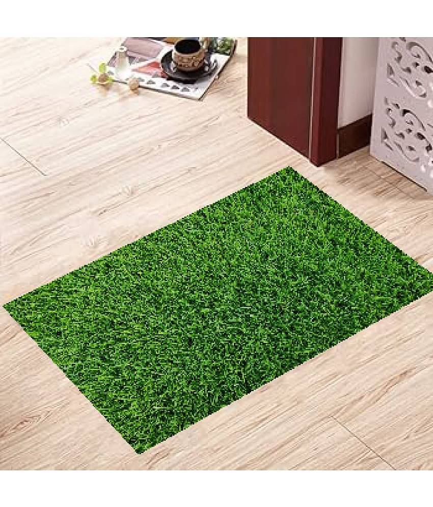 Revexo - Anti-skid Plastic Door Mat ( 40 X 60 cm ) Single - Green