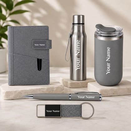 5-in-1 Custom Name Executive Accessories Gift Collection