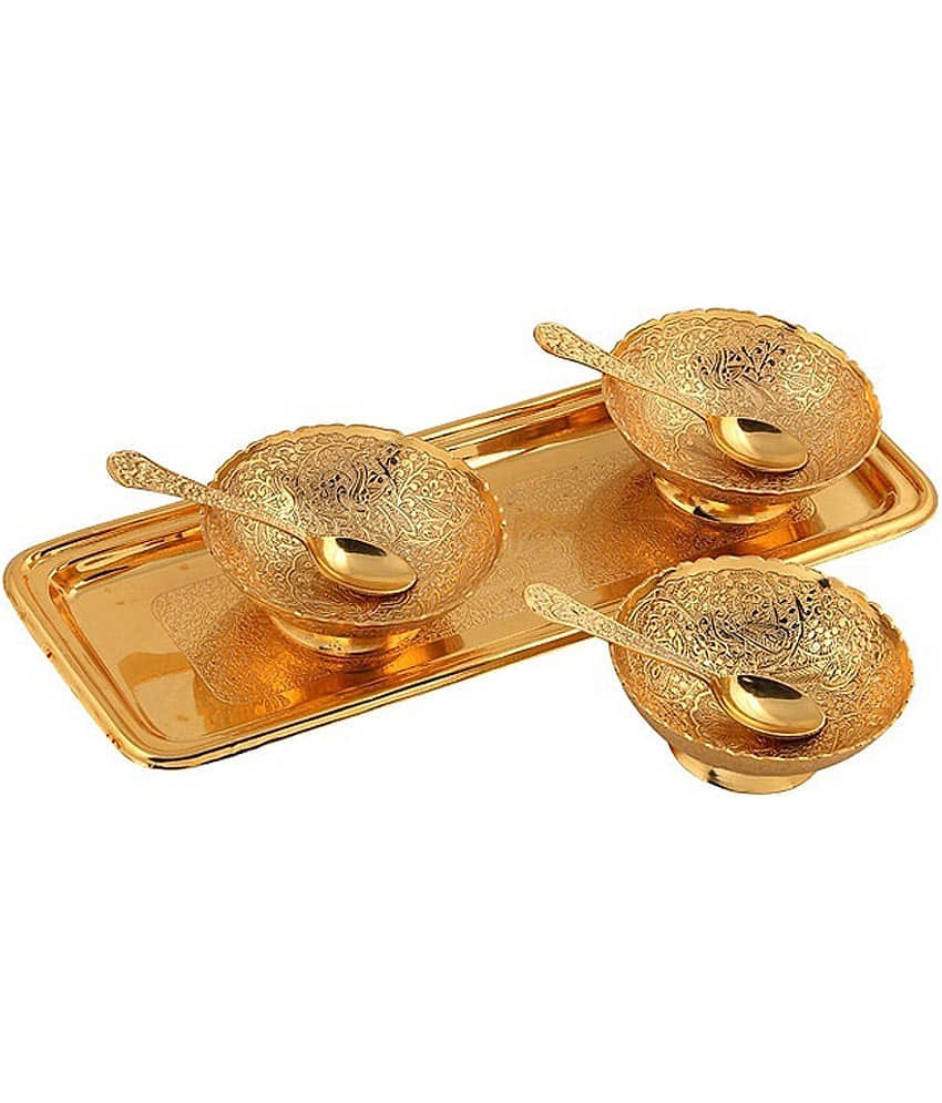 Arsalan Silverplated Gold/Silver Plated Gift Item - Pack of 7