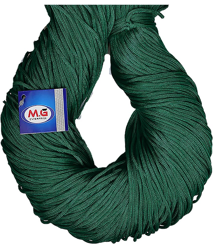 Macrame Teal Braided Cord Thread Nylon knot Rope sturdy cording, mildew resistant DIY 3 mm 100 m for Jewelry Making, Bags & art craft