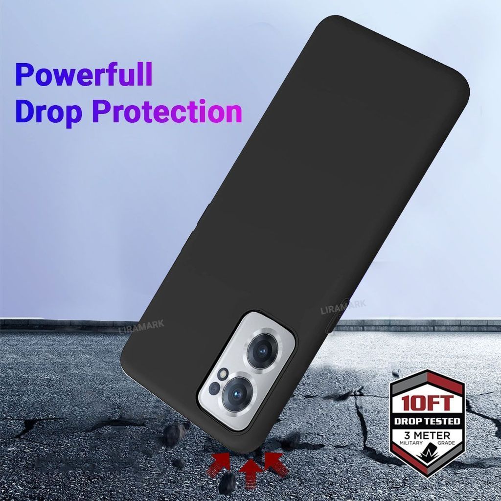 LIRAMARK Liquid Silicone Soft Back Cover Case for OnePlus Nord CE 2 5G / 1+Nord CE 2 5G