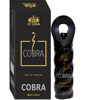 ST.JOHN Cobra Long Lasting Perfume for Men-30ml Eau De Parfum (EDP) For Men 30ml- Pack of 2