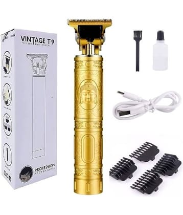 VEVO T9 plastic Gold Gold Cordless Beard Trimmer With 45 minutes Runtime