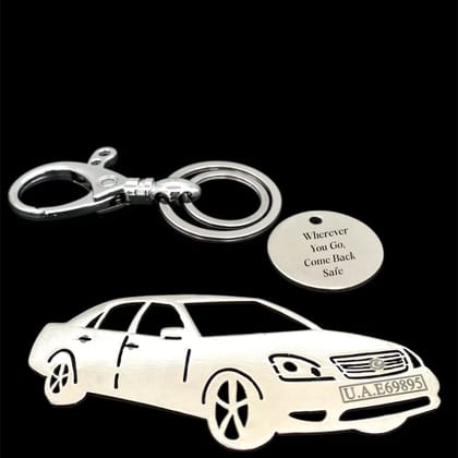 Lexus LS430 2001 Keychain-Front View / Silver