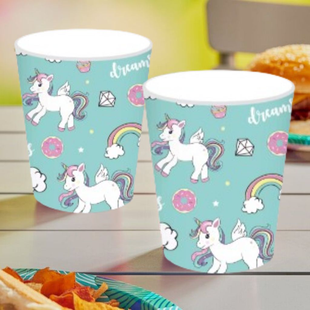 Unicorn Theme Paper Cups - 8PC - Party and Festive Needs | Buy online on ZillyBuy