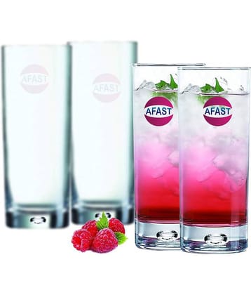 Afast Water/Juice  Glasses Set,  300 ML - (Pack Of 4)