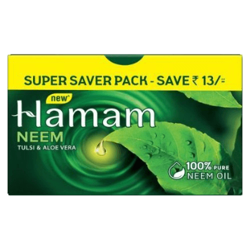 Hamam Bathing Soap Neem Tulsi & Aloe Vera 3 x 150g